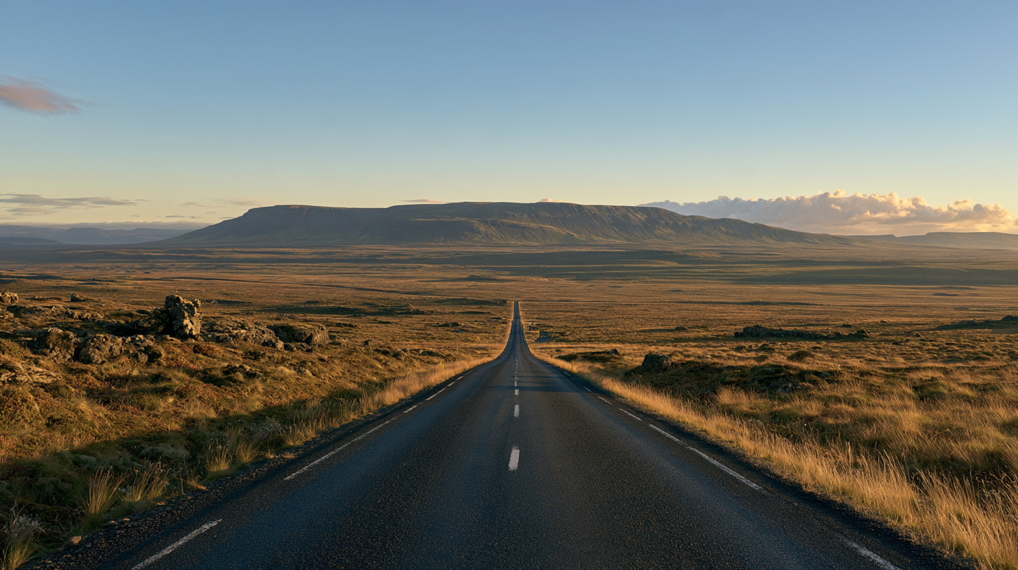 A estrada que atravessa uma das paisagens mais isoladas do mundo